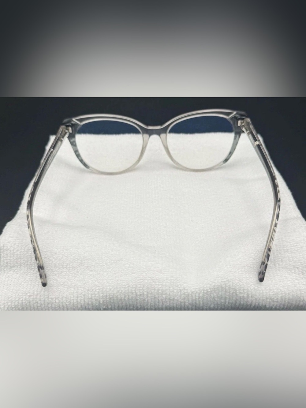 Bebe Eyeglasses, Frames Only, BB5208 050 52-17-135 Plastic Grey Animal - Picture 5 of 10